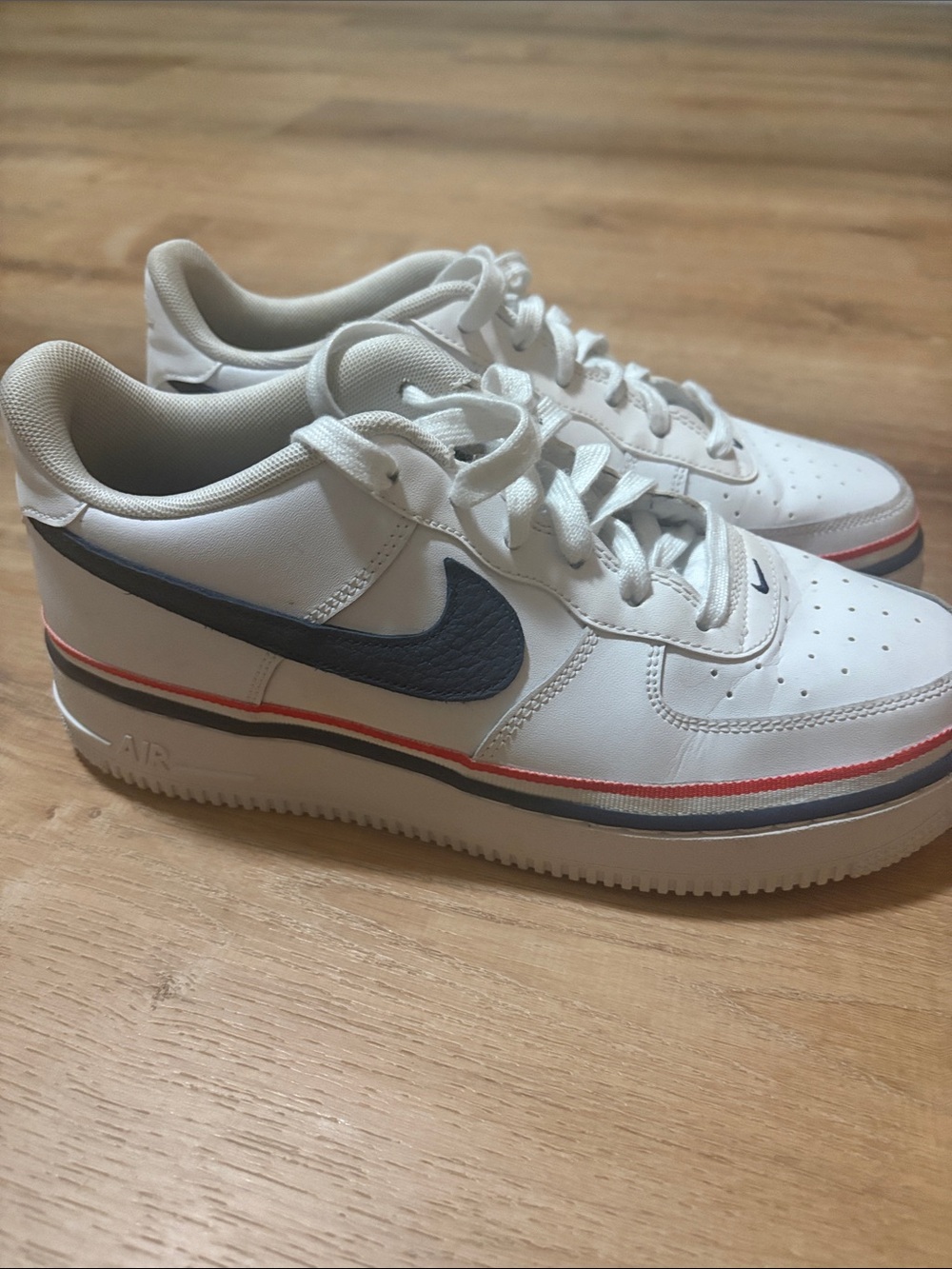 Nike Air Force 1 LV8 1 GS 'White Concord' sneakers 7Y